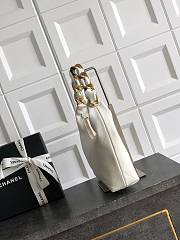 Chanel Hobo High quality white bag 24x28x8cm - 3