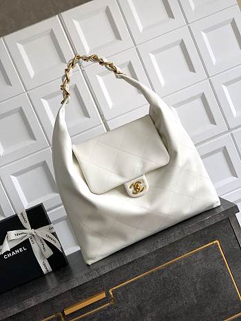 Chanel Hobo High quality white bag 43x53x9cm