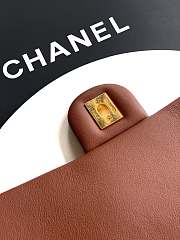Chanel Hobo High quality brown bag 43×33×7cm - 4