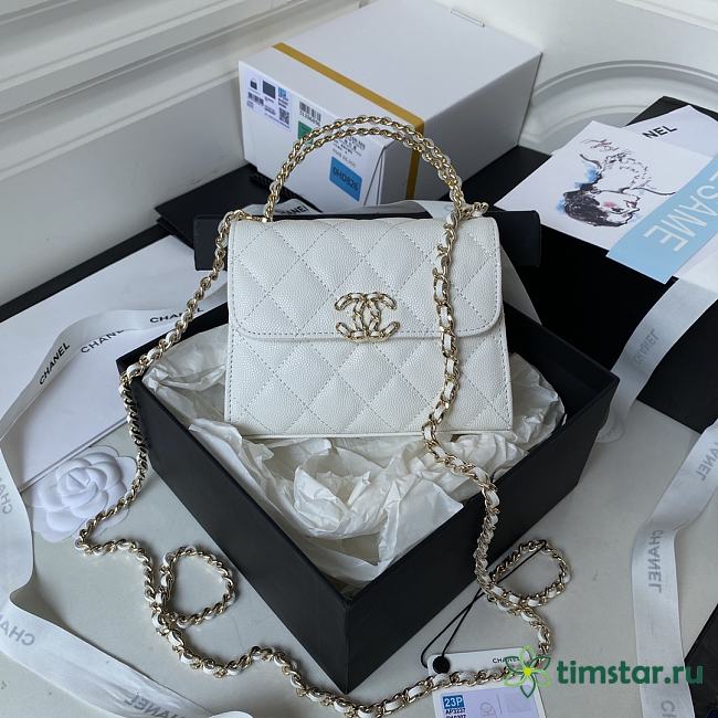 Chanel High quality white Handbag 15x6x10cm - 1