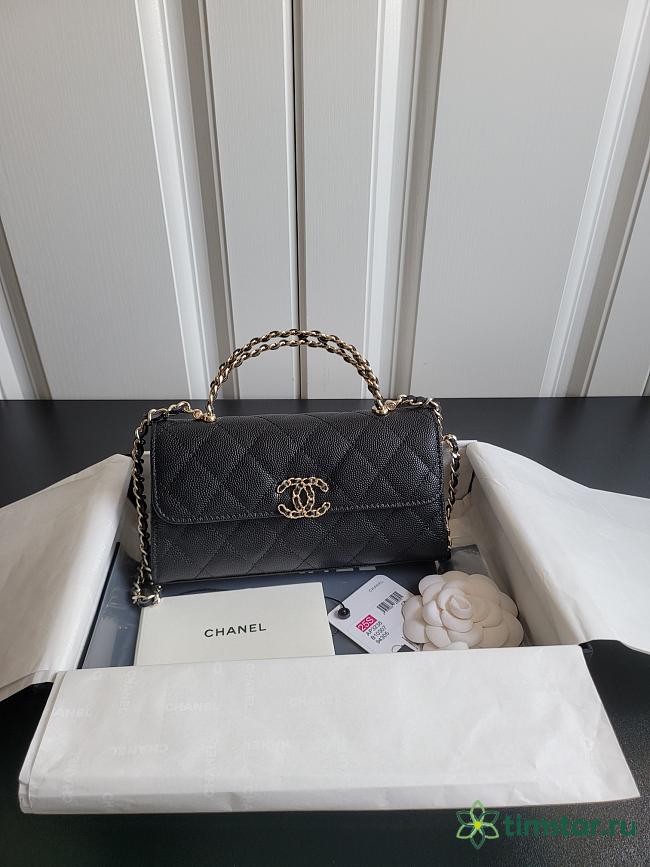 Chanel High quality balck Handbag 19x10x4.5cm - 1