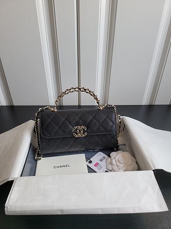 Chanel High quality balck Handbag 19x10x4.5cm