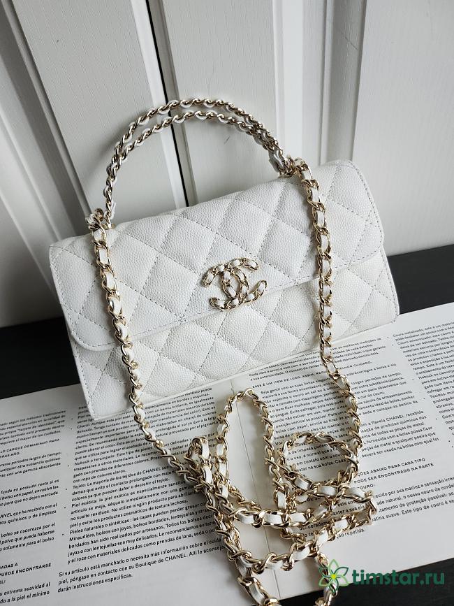 Chanel High quality white Handbag 19x10x4.5cm - 1