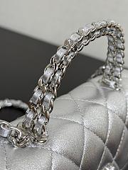 Chanel High quality silver Handbag 19x10x4.5cm - 4