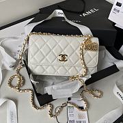 Chanel WOC High quality Bag white 19cm - 1
