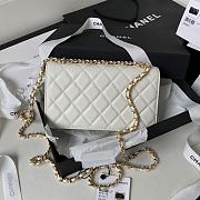 Chanel WOC High quality Bag white 19cm - 4