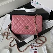 Chanel WOC High quality pink Bag 19cm - 1