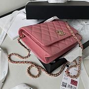 Chanel WOC High quality pink Bag 19cm - 5
