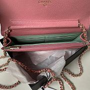 Chanel WOC High quality pink Bag 19cm - 4