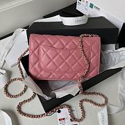 Chanel WOC High quality pink Bag 19cm - 3