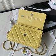 Chanel WOC High quality yellow Bag 19cm - 6