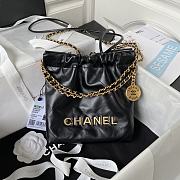 Chanel mini Shopping High quality black Bag 19x20x6cm - 1