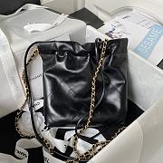 Chanel mini Shopping High quality black Bag 19x20x6cm - 2