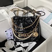 Chanel mini Shopping High quality black Bag 19x20x6cm AS3980A - 1