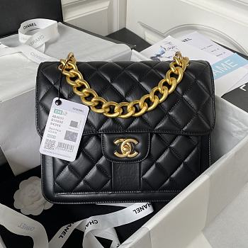 CHANEL Should High quality black bag AS4031A 22x25x6cm