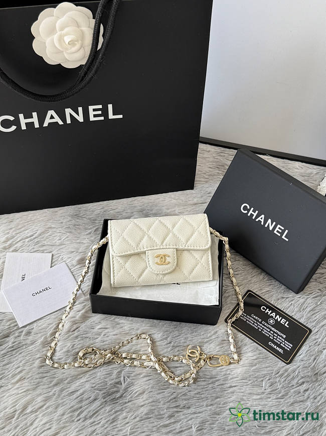 Chanel High quality white Wallet A81081 - 1
