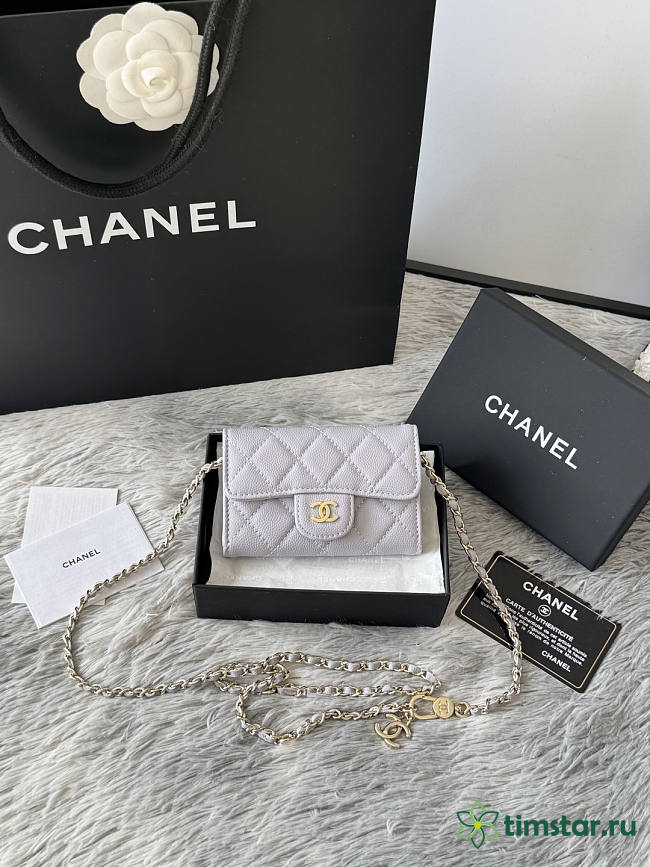 Chanel High quality purple Wallet A81081 - 1