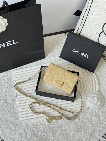 Chanel High quality yellow Wallet A81081