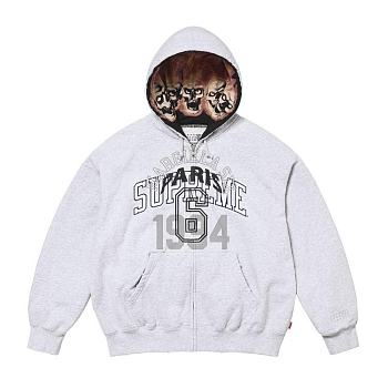 Supreme grey hoodie 27