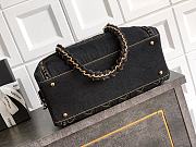 Chanel High quality Large Denim Boston Bag Chain Tote Shoulder Bag 33x20.5X15cm - 6