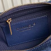 Chanel Classic Denim Quilted Hobo Bag Chain Shoulder Bag 22×31×15.cm - 3