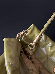 Chanel mini Shopping High quality green Bag 19x20x6cm - 5