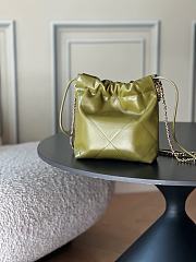Chanel mini Shopping High quality green Bag 19x20x6cm - 3
