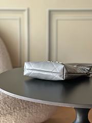 Chanel mini Shopping High quality grey Bag 19x20x6cm - 6