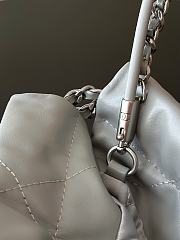 Chanel mini Shopping High quality grey Bag 19x20x6cm - 3