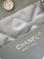 Chanel mini Shopping High quality grey Bag 19x20x6cm - 2