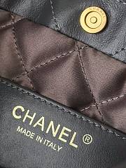 Chanel mini Shopping High quality grey Bag 19x20x6cm 192740 - 3