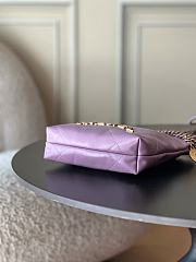 Chanel mini Shopping High quality Purple Bag 19x20x6cm - 6