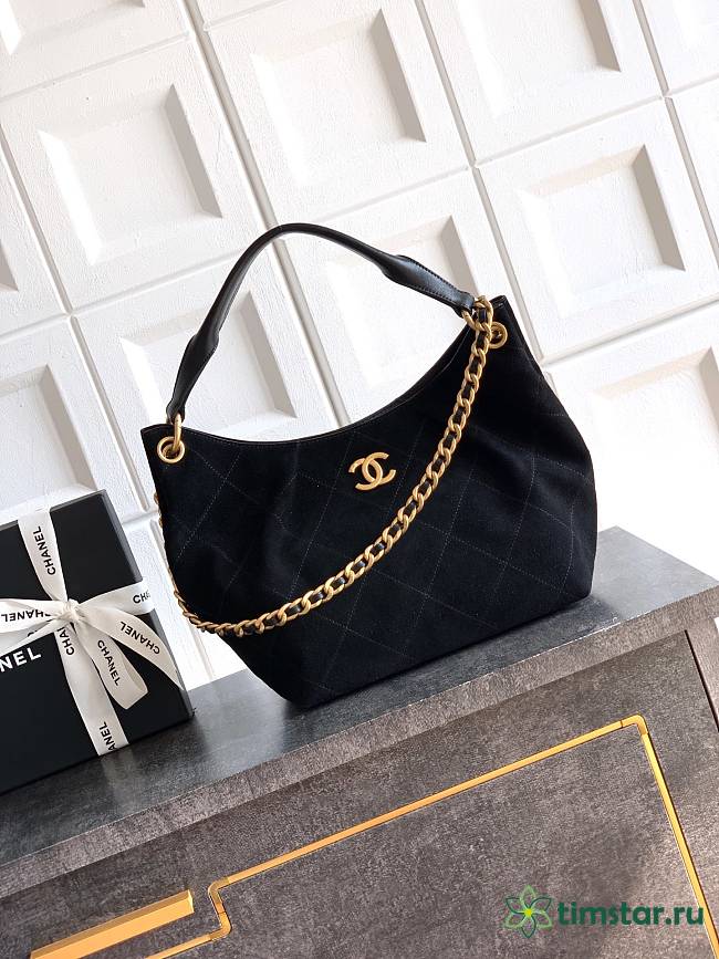 Chanel Hobo High quality black bag 24*31*10cm - 1