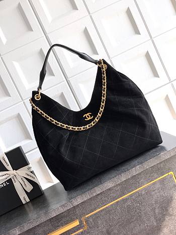 Chanel Hobo High quality black bag 35*38*14cm