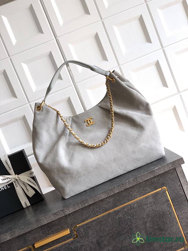 Chanel Hobo High quality grey bag 35*38*14cm - 1
