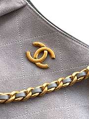 Chanel Hobo High quality grey bag 35*38*14cm - 3