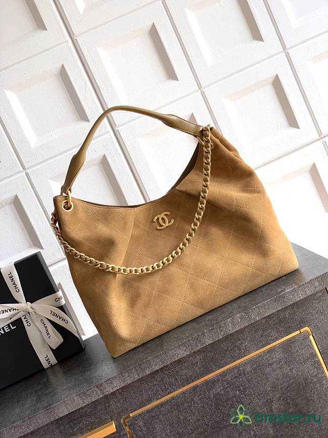 Chanel Hobo High quality brown bag 29*35*13cm - 1