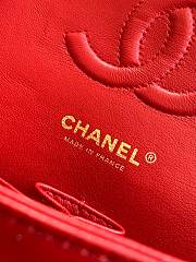 Chanel High quality 25k New Knitting OHANEL red bag 25cm - 2