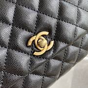 Chanel mini Coco Handle bag black 23cm - 3