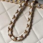 Chanel High quality 26C Pearl Evening Bag white AS5912 10×20×7cm - 2