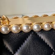 Chanel High quality 26C Pearl Evening Bag black AS5912 10×20×7cm - 6