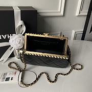 Chanel High quality 26C Pearl Evening Bag black AS5912 10×20×7cm - 4