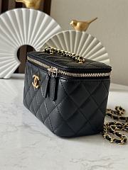 Chanel High quality 25S New Makeup Box Bag black 9.5x17x8cm - 3
