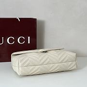 Cucci High quality Marmont white large bag 37.5X21X9cm - 2