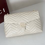 Cucci High quality Marmont white large bag 37.5X21X9cm - 5