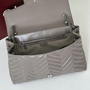 Cucci High quality Marmont large grey bag 850676 37.5X21X9cm - 4