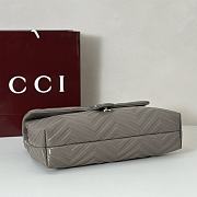 Cucci High quality Marmont large grey bag 850676 37.5X21X9cm - 2