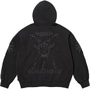 Supreme Y'S BY YOHJI YAMAMOTO ZIP UP HOODED black - 2