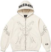 Supreme Y'S BY YOHJI YAMAMOTO ZIP UP HOODED white - 1