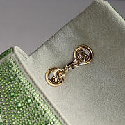 Cucci High quality GG Marmont crystals small shoulder bag 837280 22x12.5x6cm  - 4